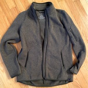 Women's L.L.Bean Sweater Fleece Full-Zip Jacket size small